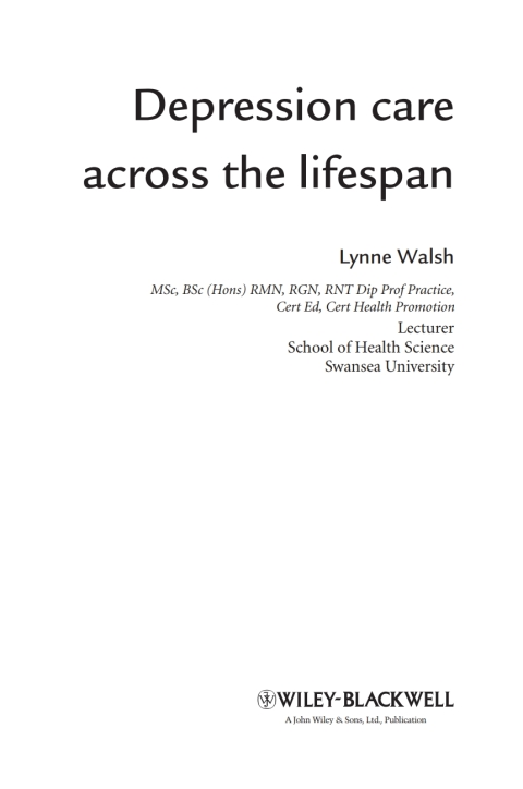 Cover image for book Depression Care Across the Lifespan