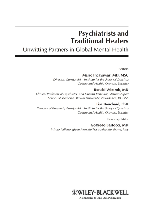 Cover image for book Psychiatrists and Traditional Healers