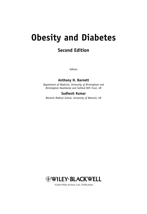 Cover image for book Obesity and Diabetes