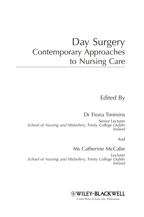 Cover image for book Day Surgery