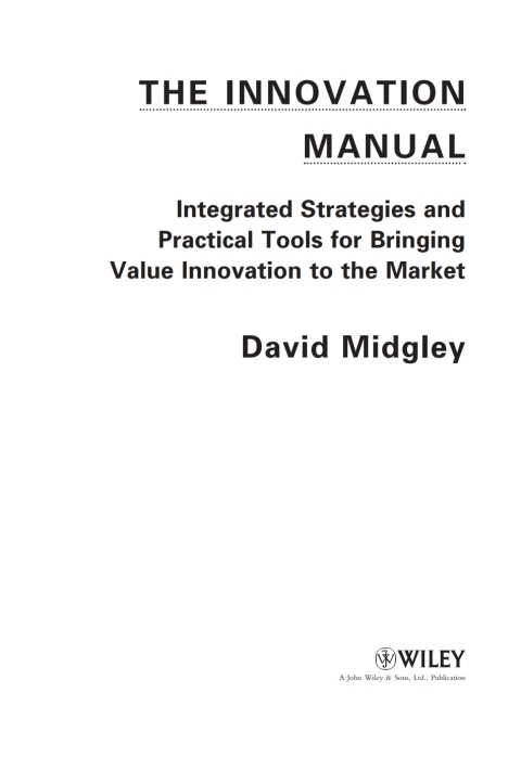 Cover image for book The Innovation Manual