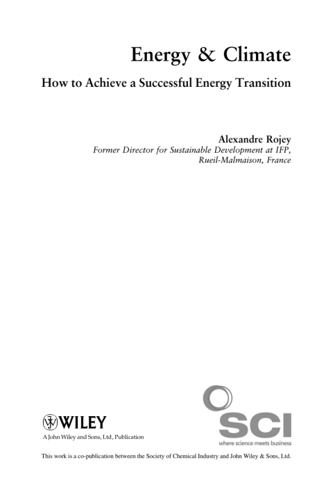Cover image for book Energy and Climate