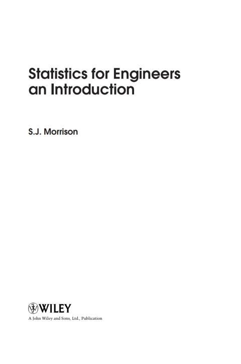 Cover image for book Statistics for Engineers