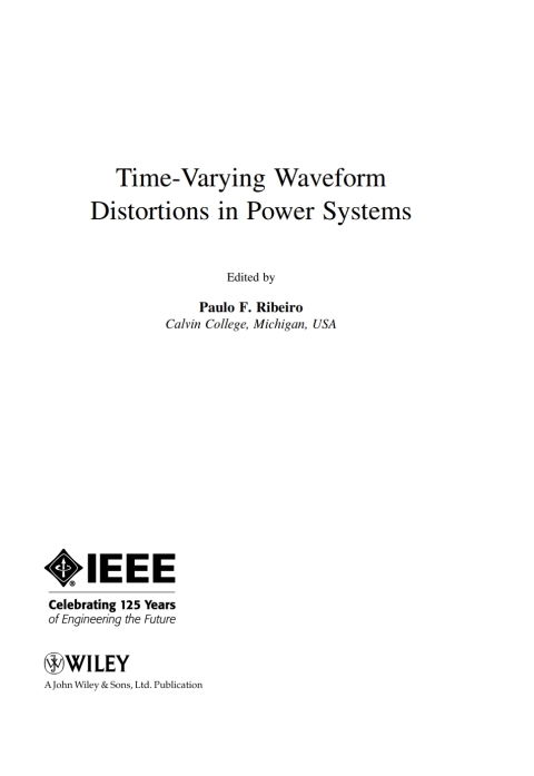 Cover image for book Time-Varying Waveform Distortions in Power Systems