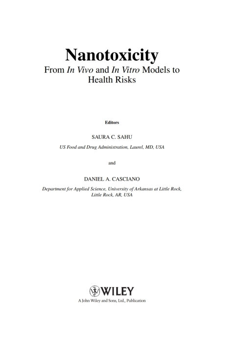 Cover image for book Nanotoxicity