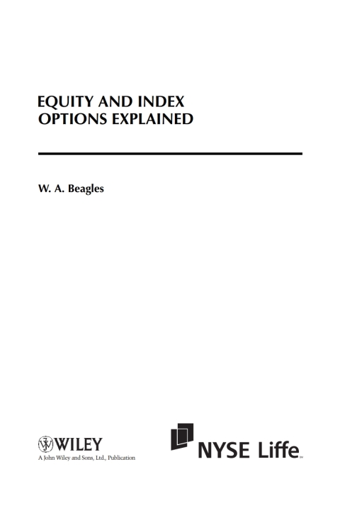 Cover image for book Equity and Index Options Explained