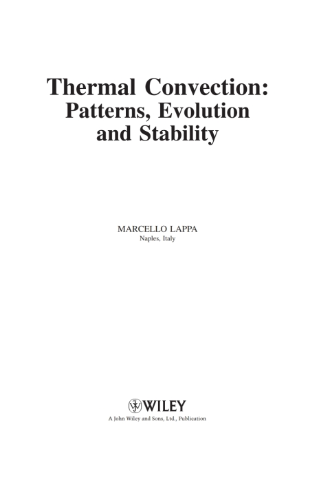 Cover image for book Thermal Convection