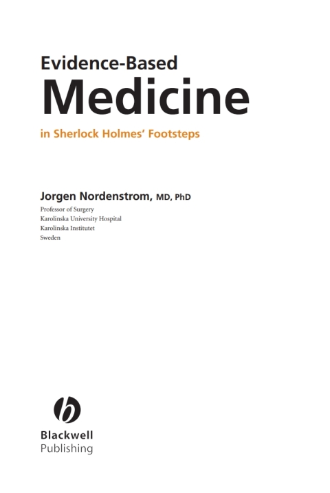 Cover image for book Evidence-Based Medicine