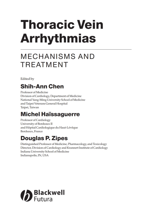 Thoracic Vein Arrhythmias: Mechanisms and Treatment 