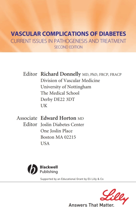 Cover image for book Vascular Complications of Diabetes