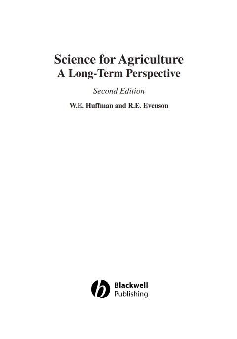 Cover image for book Science for Agriculture