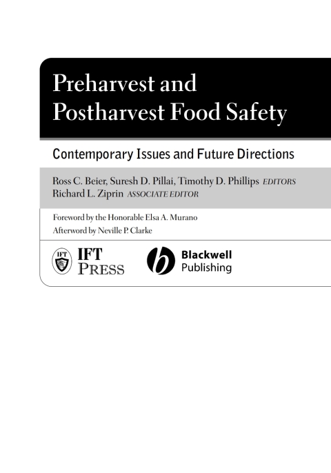 Cover image for book Preharvest and Postharvest Food Safety