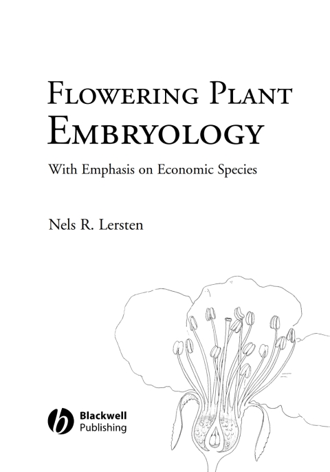 Cover image for book Flowering Plant Embryology