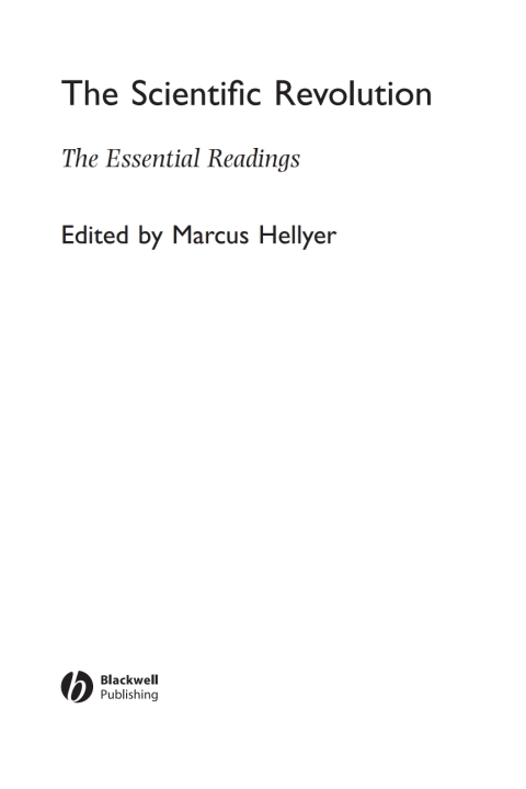 Cover image for book The Scientific Revolution