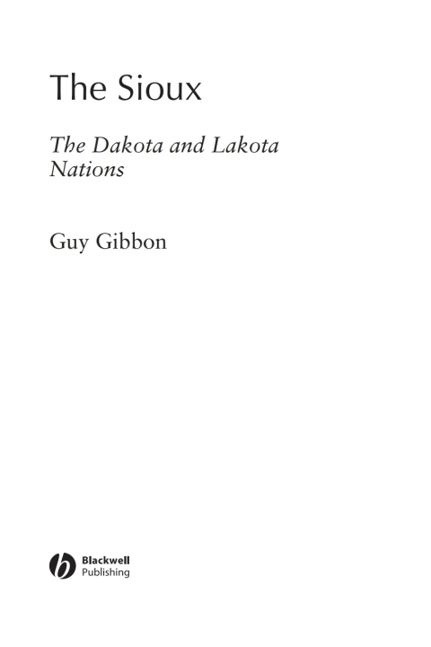 Cover image for book The Sioux