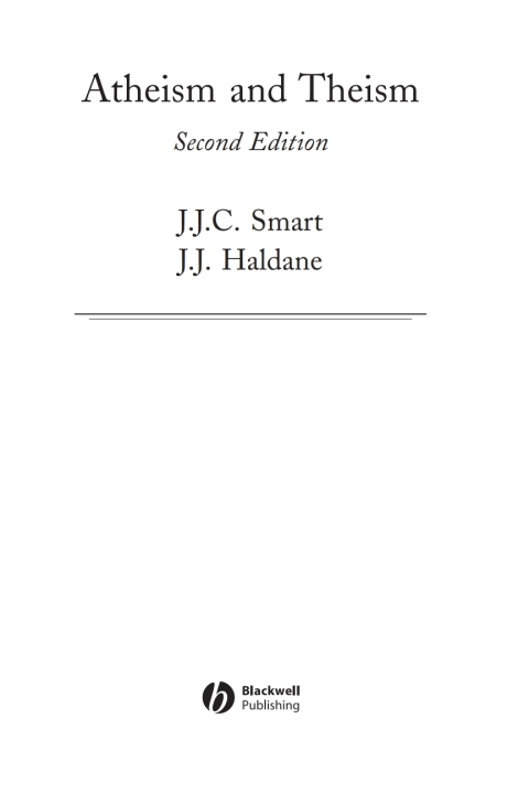 Cover image for book Atheism and Theism