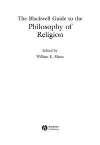 BLACKWELL GUIDE TO THE PHILOSOPHY OF RELIGION
