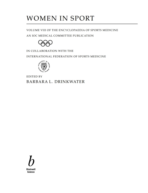Cover image for book Women in Sport