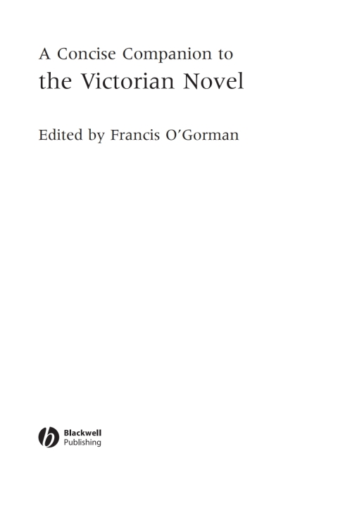 Cover image for book A Concise Companion to the Victorian Novel