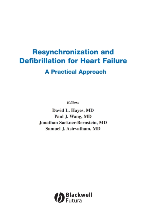 Resynchronization and Defibrillation for Heart Failure 