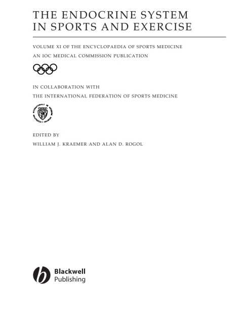 Cover image for book The Endocrine System in Sports and Exercise