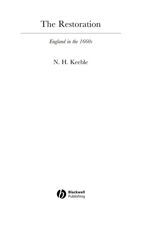 Cover image for book The Restoration