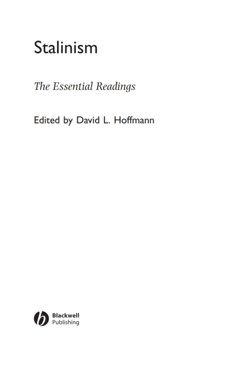 Cover image for book Stalinism