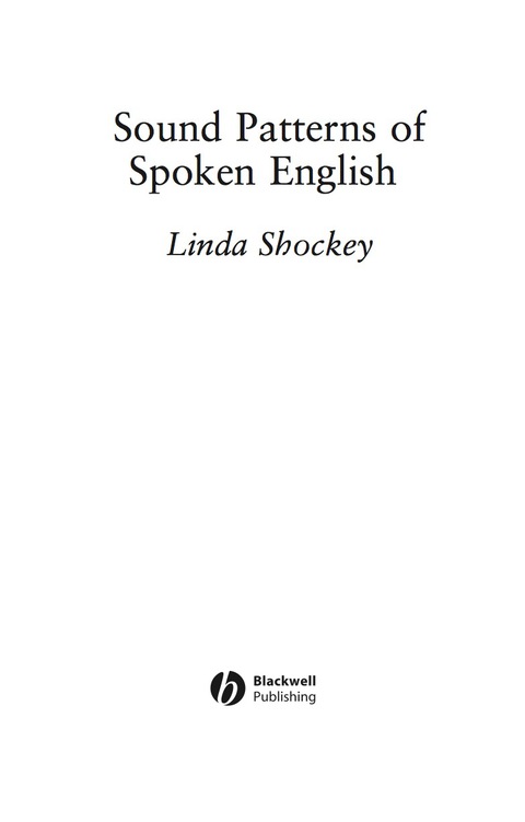 Cover image for book Sound Patterns of Spoken English
