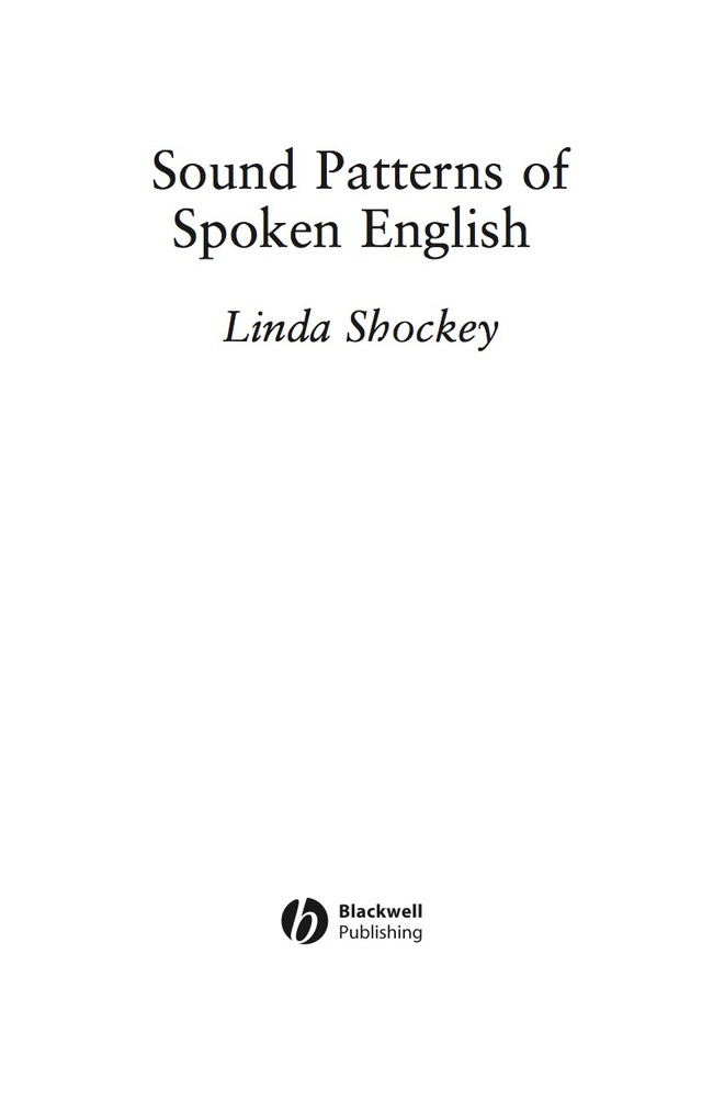 Sound Patterns of Spoken English