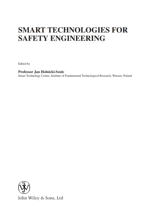 Cover image for book Smart Technologies for Safety Engineering