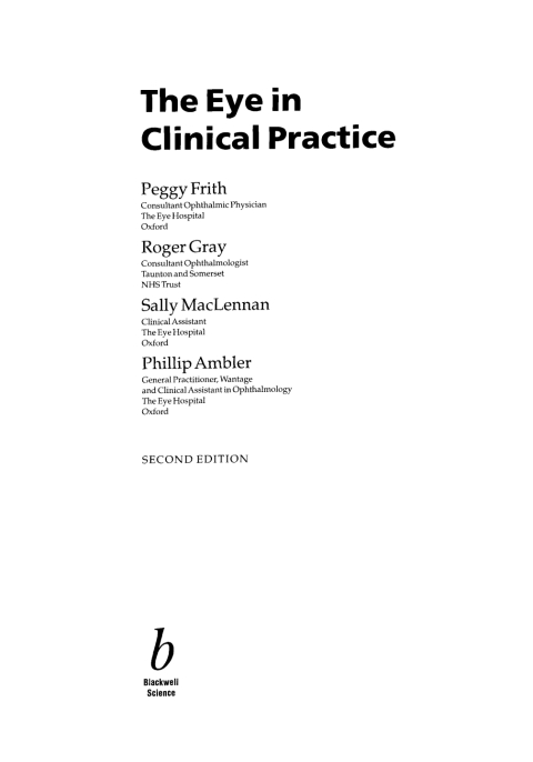 Cover image for book The Eye in Clinical Practice