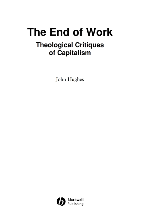 Cover image for book The End of Work