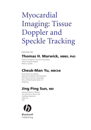 Myocardial Imaging