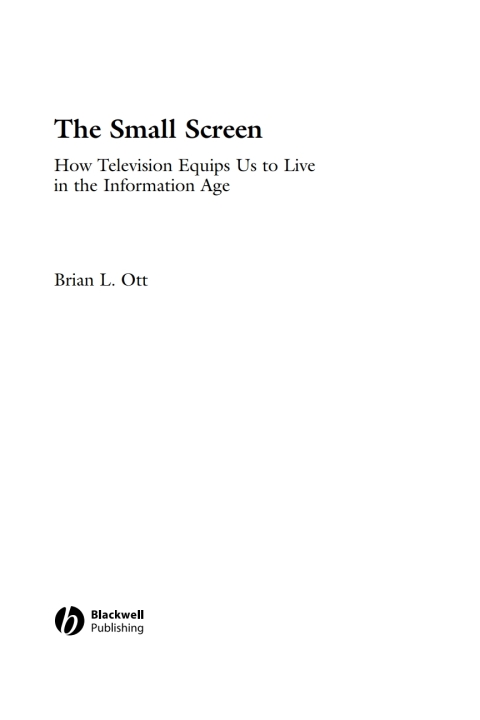 Cover image for book The Small Screen