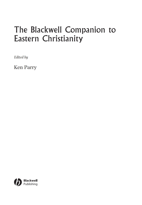 Cover image for book The Blackwell Companion to Eastern Christianity