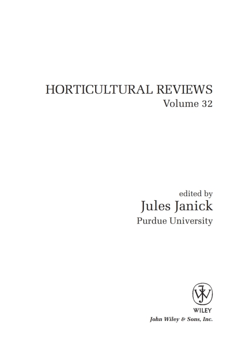 Cover image for book Horticultural Reviews