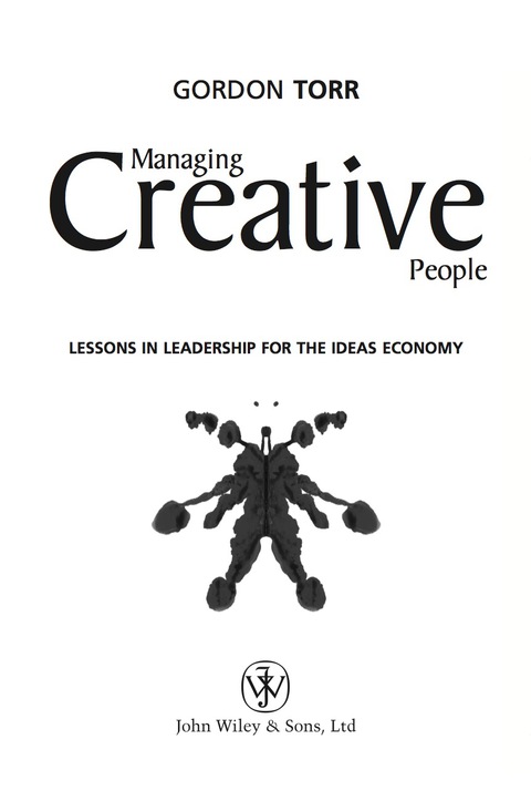 Cover image for book Managing Creative People: Lessons in Leadership for the Ideas Economy
