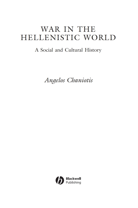 Cover image for book War in the Hellenistic World