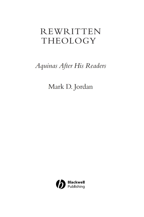 Cover image for book Rewritten Theology