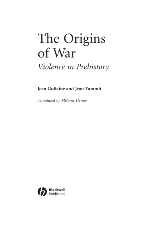 Cover image for book The Origins of War