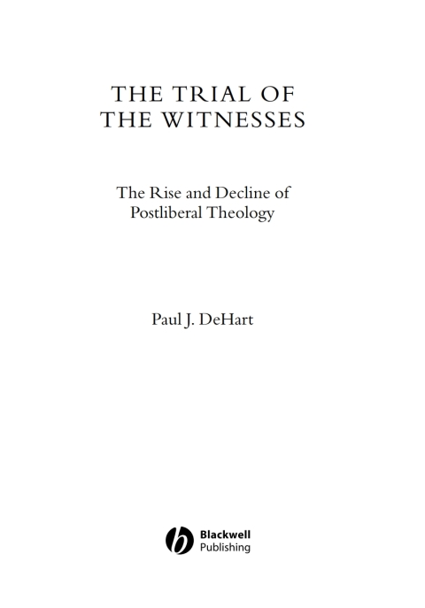 Cover image for book The Trial of the Witnesses