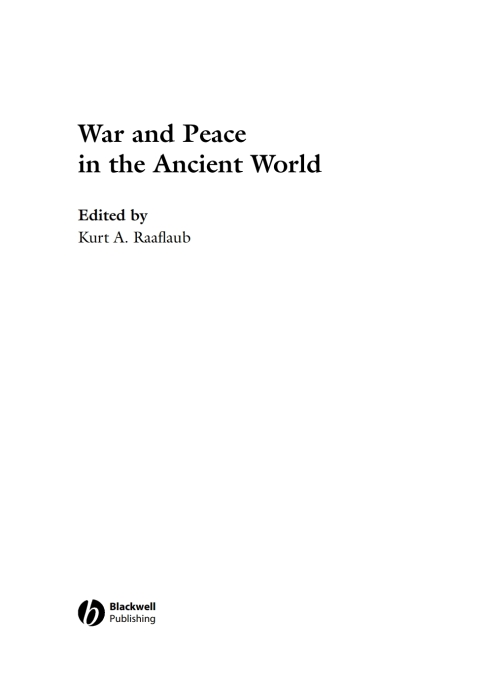 Cover image for book War and Peace in the Ancient World