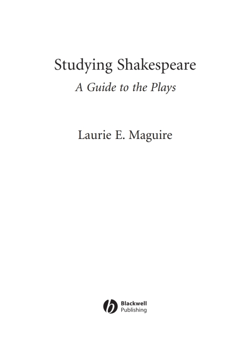 Cover image for book Studying Shakespeare