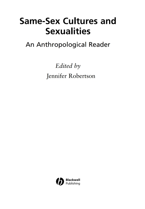 Cover image for book Same-Sex Cultures and Sexualities
