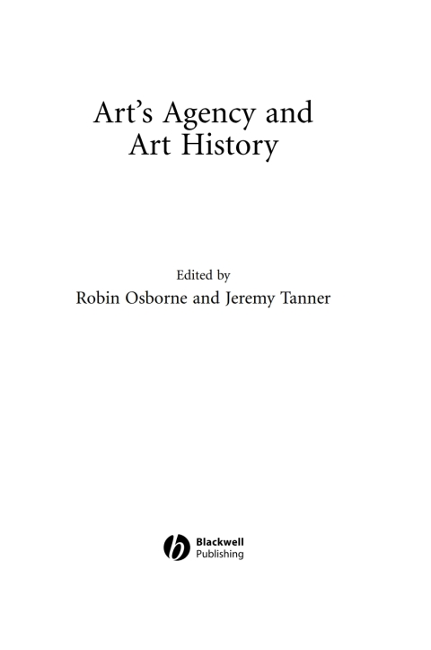 Art's Agency and Art History 