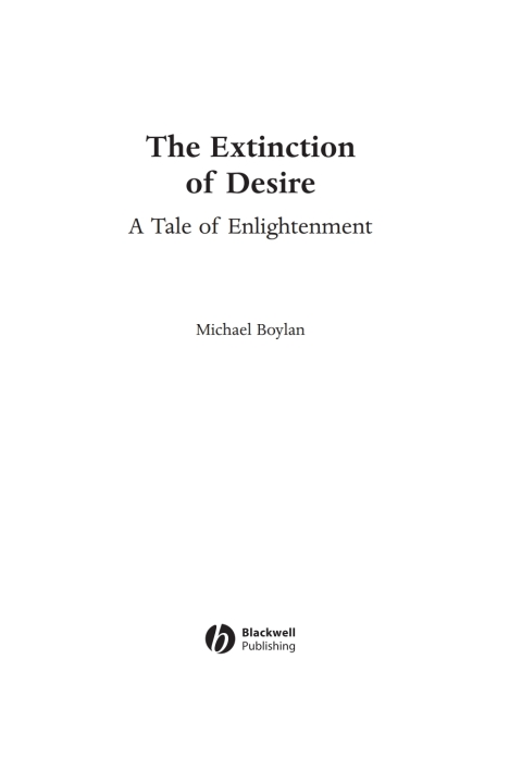 Cover image for book The Extinction of Desire