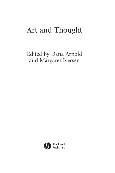 Cover image for book Art and Thought