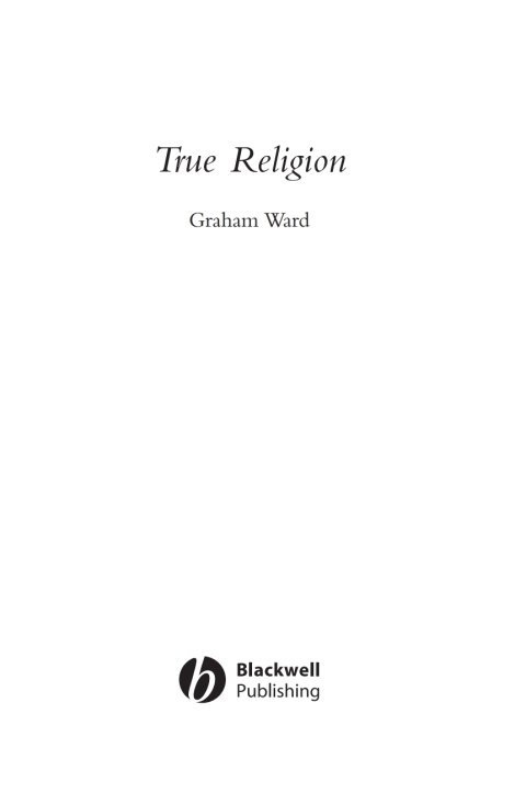 Cover image for book True Religion