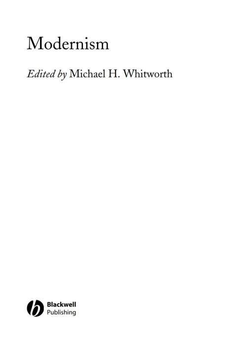 Cover image for book Modernism