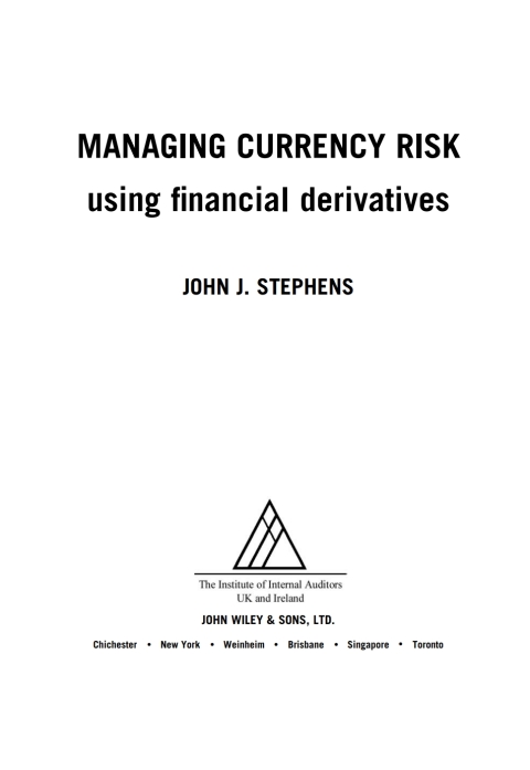 Cover image for book Managing Currency Risk